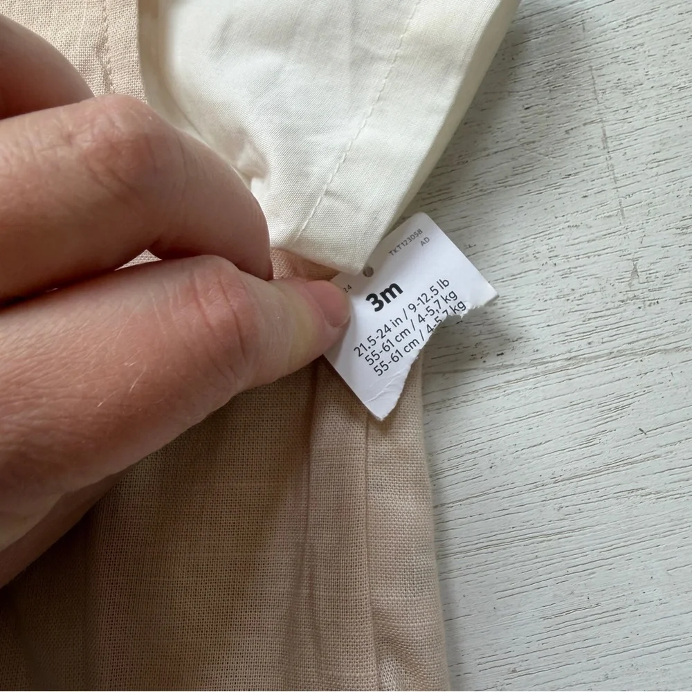 NWT Carters Formal Church Even Outfit Bow‎ Tie Vest Shorts 3 Month Cream